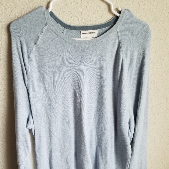 mens light blue crew neck sweater